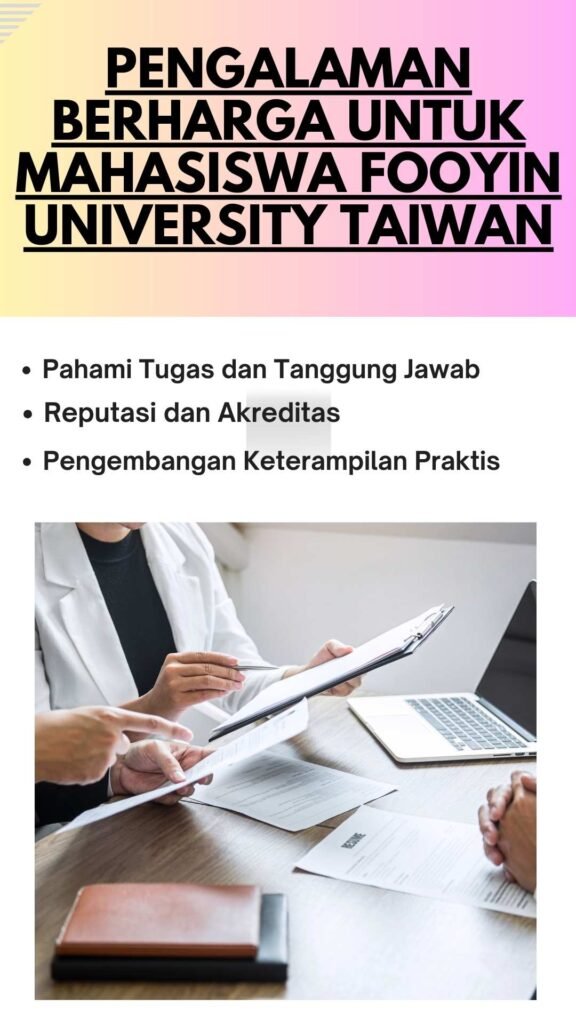 Belajar dari Magang Rumah Sakit: Pengalaman Berharga untuk Mahasiswa Fooyin University Taiwan